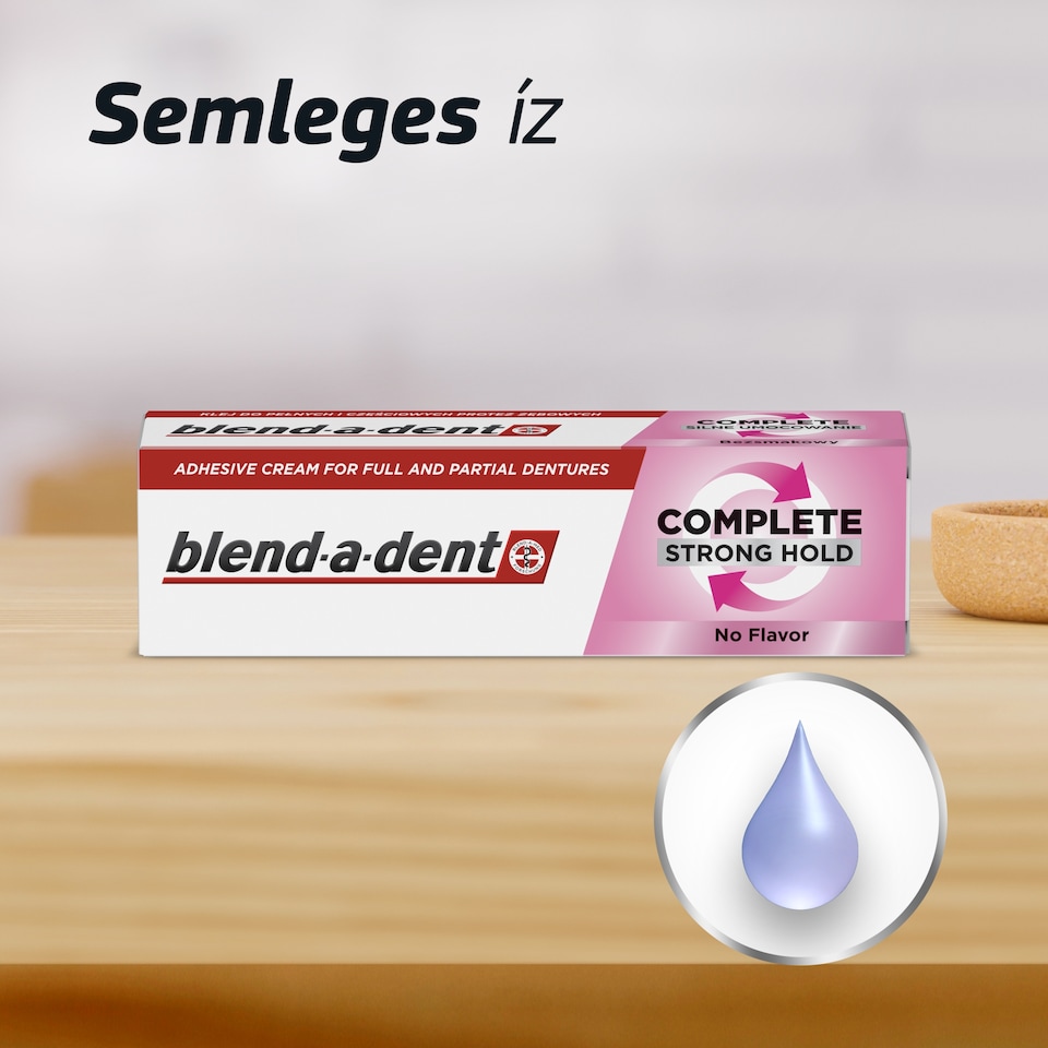 Blend-a-dent Complete Semleges Ízű Műfogsorrögzítő Krém, 47 g 1. kép