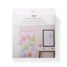 Ginger Ray Ombre 'Happy Birthday' Balloon Door Kit