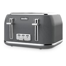 Breville Flow Grey 4 Slice Toaster
