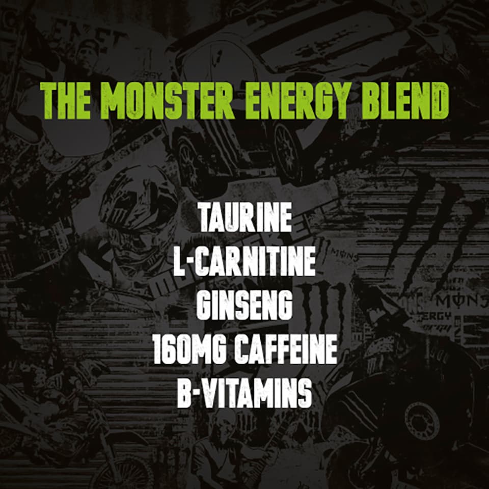 image 1 of Monster Energy Drink 4x500ml