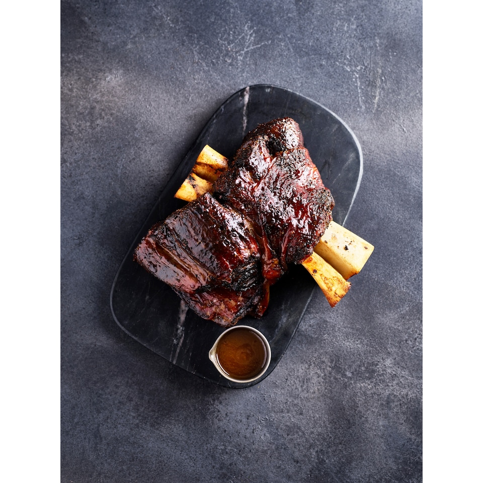 image 1 of 44. Tesco Finest Beef Shin with a Rich Red Wine & Truffle Infused Gravy 3.215kg (Serves 8)
