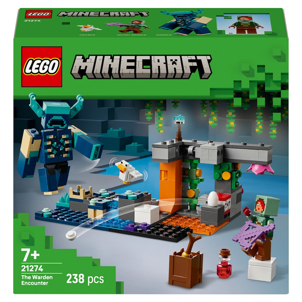 obrázok 1 z LEGO Minecraft 21274 Stretnutie so strážcom