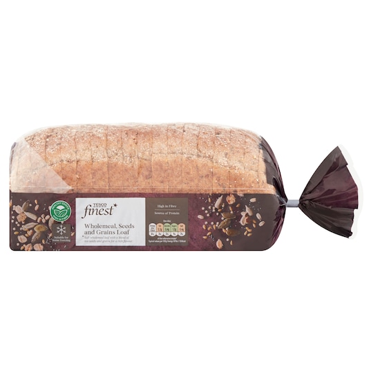 Tesco Finest Wholemeal Seeds And Grains Bread 800G Tesco Groceries
