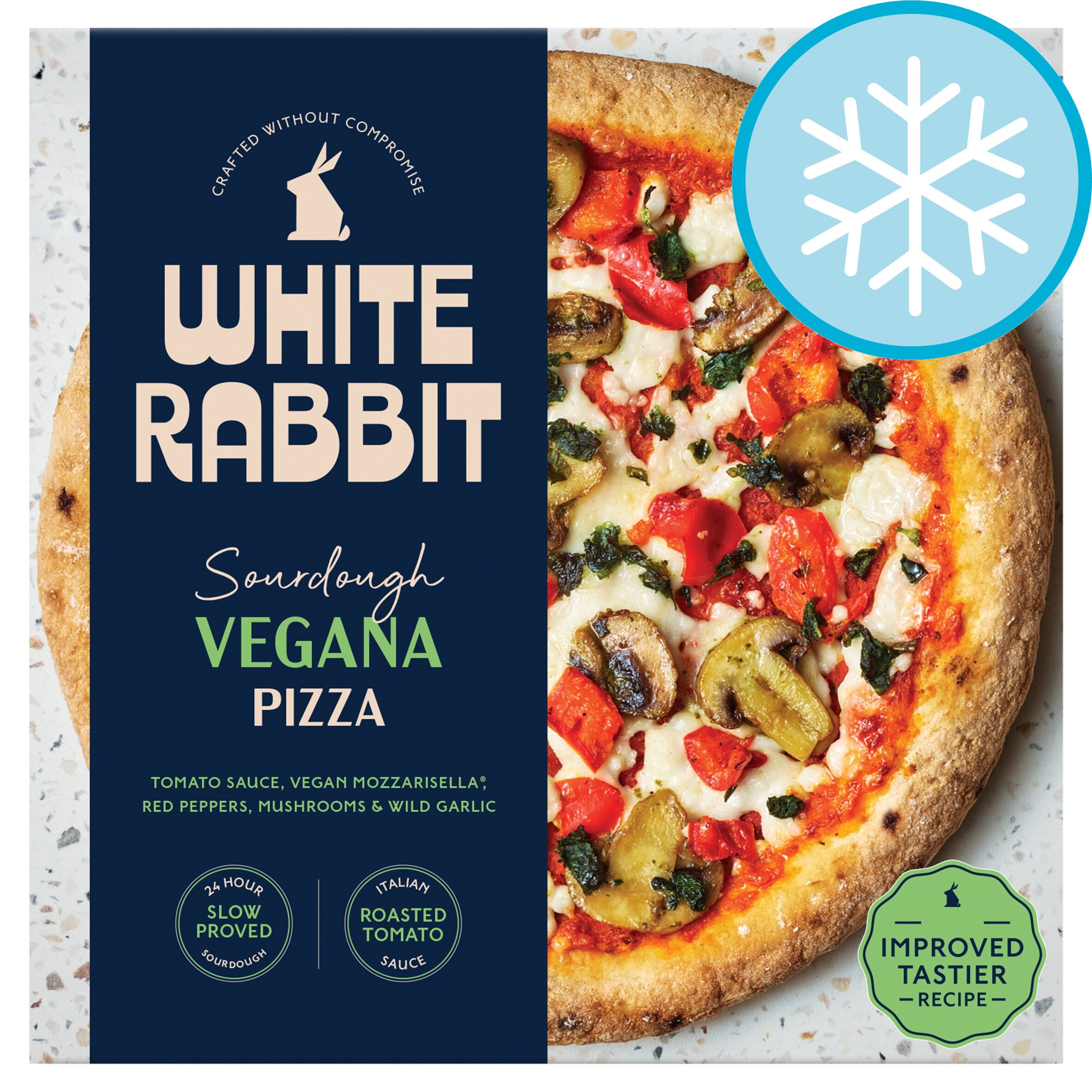 White Rabbit Chicken & Chorizo Gluten Free Sourdough Romana Pizza 380g