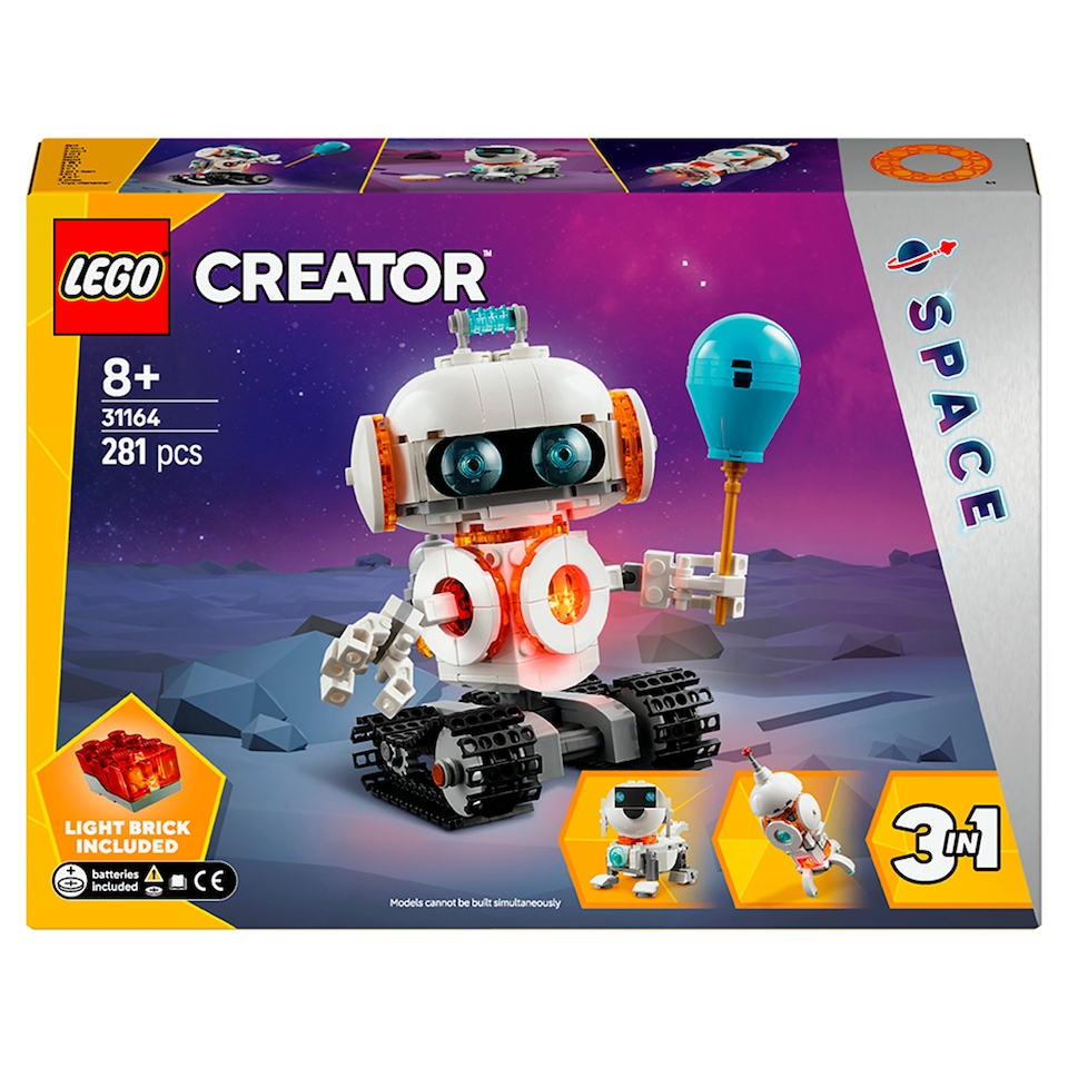 obrázok 1 z LEGO Creator 3 v 1 31164 Vesmírny robot