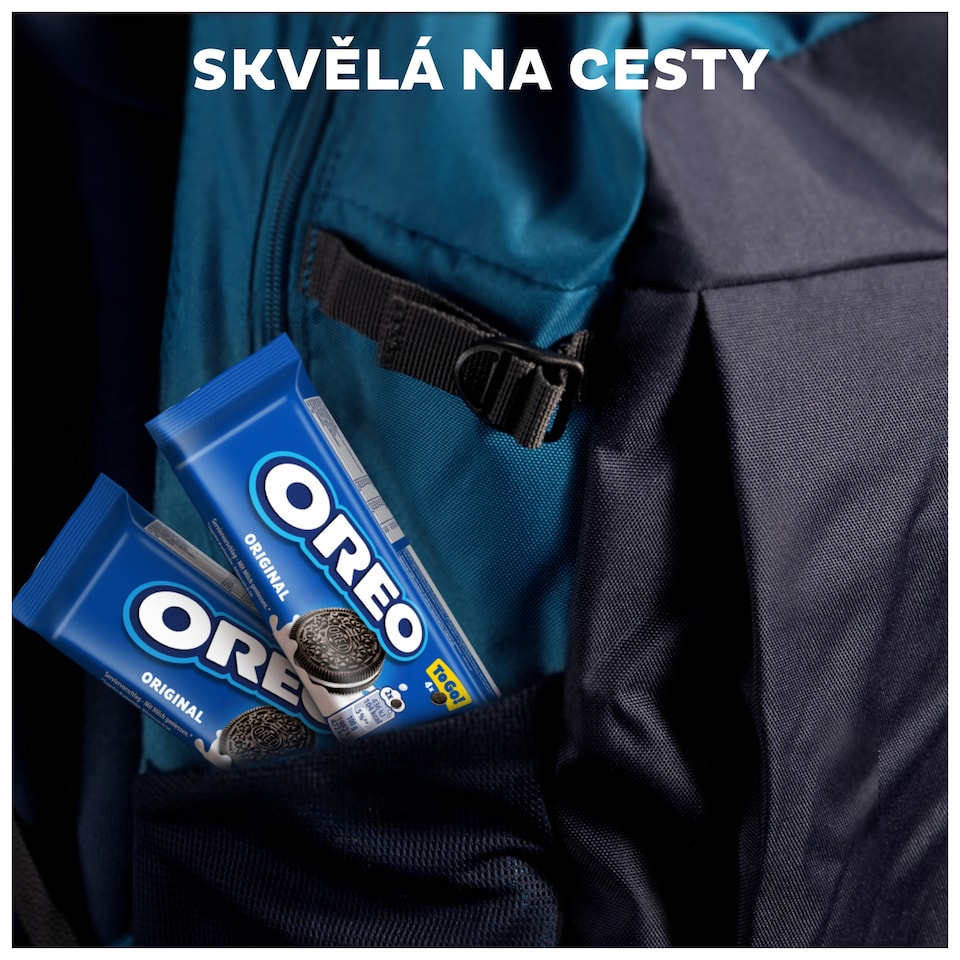 image 1 of OREO Original Vanilla Sandwich Cookies perfect on the go 4 cookies 44 g