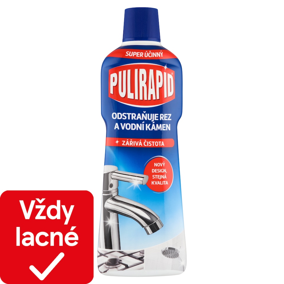 obrázok 1 z Pulirapid Tekutý čistič na vodný kameň 750 ml