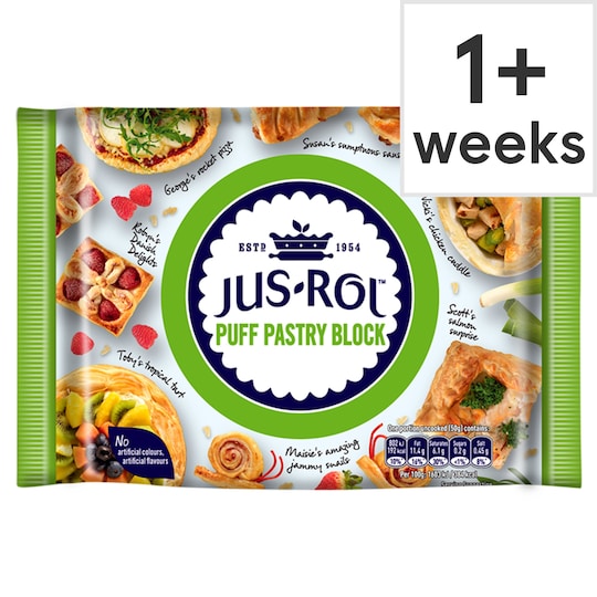 JusRol Puff Pastry Block 500G Tesco Groceries