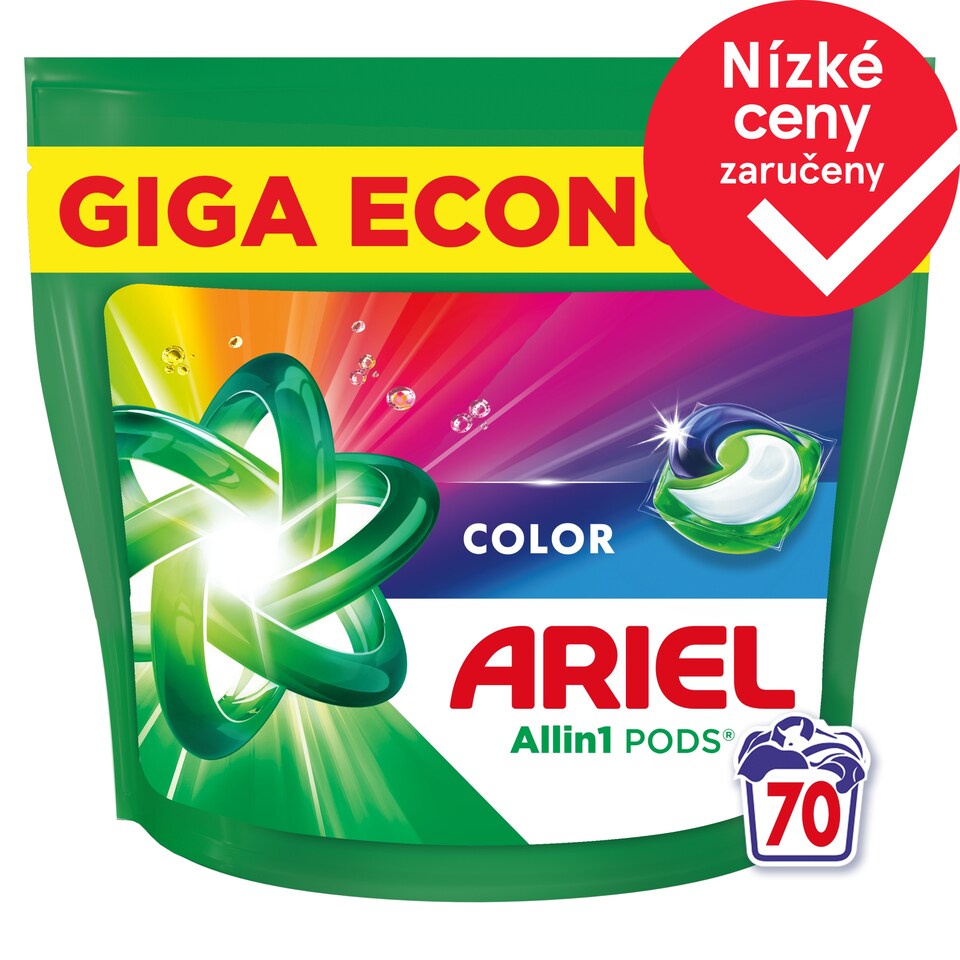 Obrázek 1 pro produkt Ariel Allin1 PODS , Kapsle Na Praní S Tekutým Prostředkem, 70 Praní