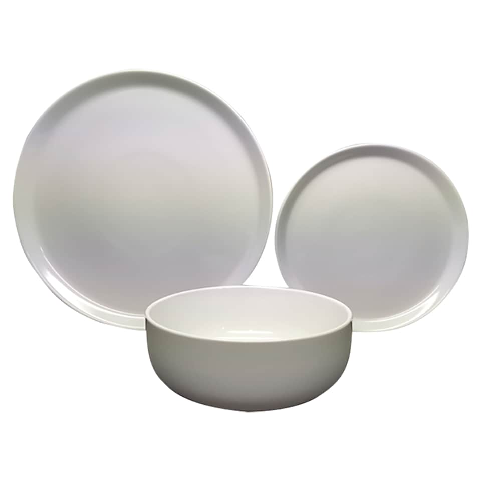 image 1 of Tesco Home Aura White 12 Piece Dinner Set