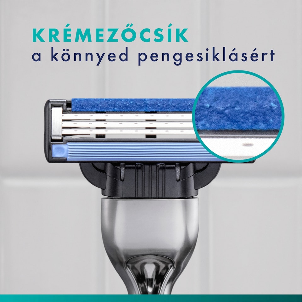 Gillette Mach3 Férfi Borotva, 1 db Gillette 3 Pengés Borotva, Gillette Borotvabetétek  1. kép