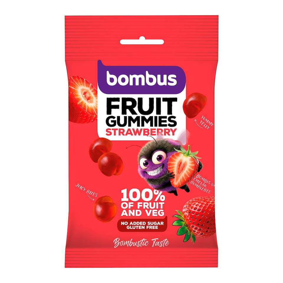 Bombus Fruit Energy Ovocné kúsky jahoda 35 g