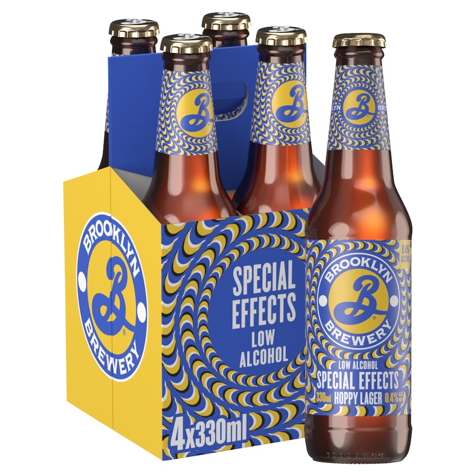 image 1 of Brooklyn Special Effects Alcohol Free Lager Beer Bottle 4x330ml