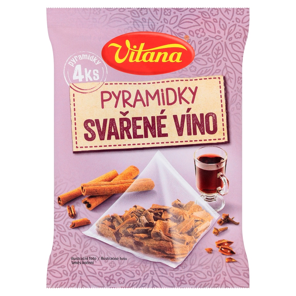 Obrázek 1 pro produkt Vitana Pyramidky svařené víno 4 x 5g