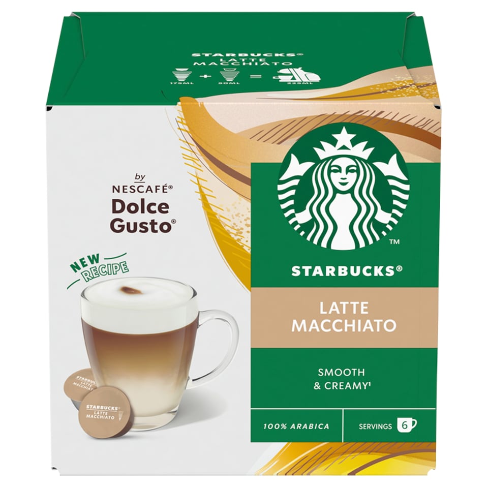 obrázok 1 z STARBUCKS Latte Macchiato by NESCAFÉ Dolce Gusto - 12 kapsúl (6 šálok)