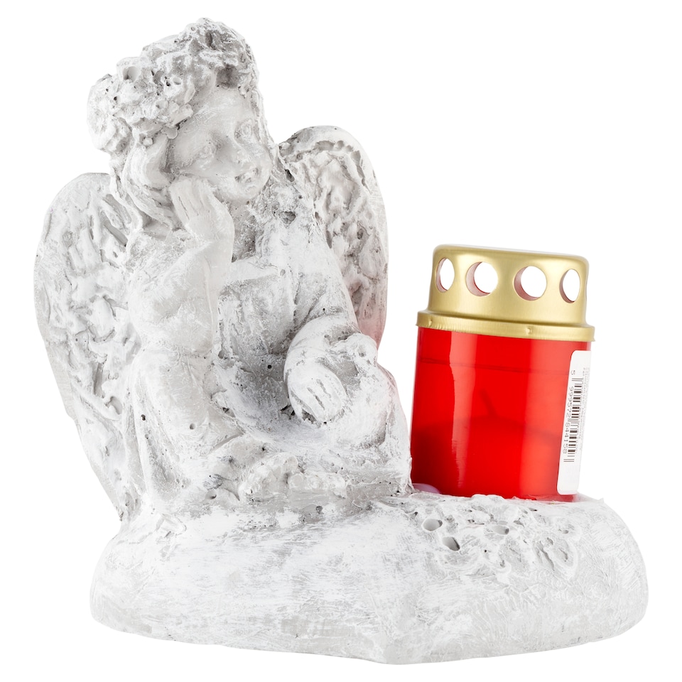 GI-04 Plaster Angel with Candle