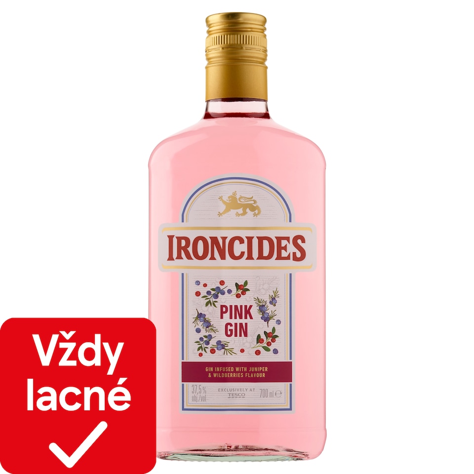 Ironcides Pink Gin 37.5% 700 ml