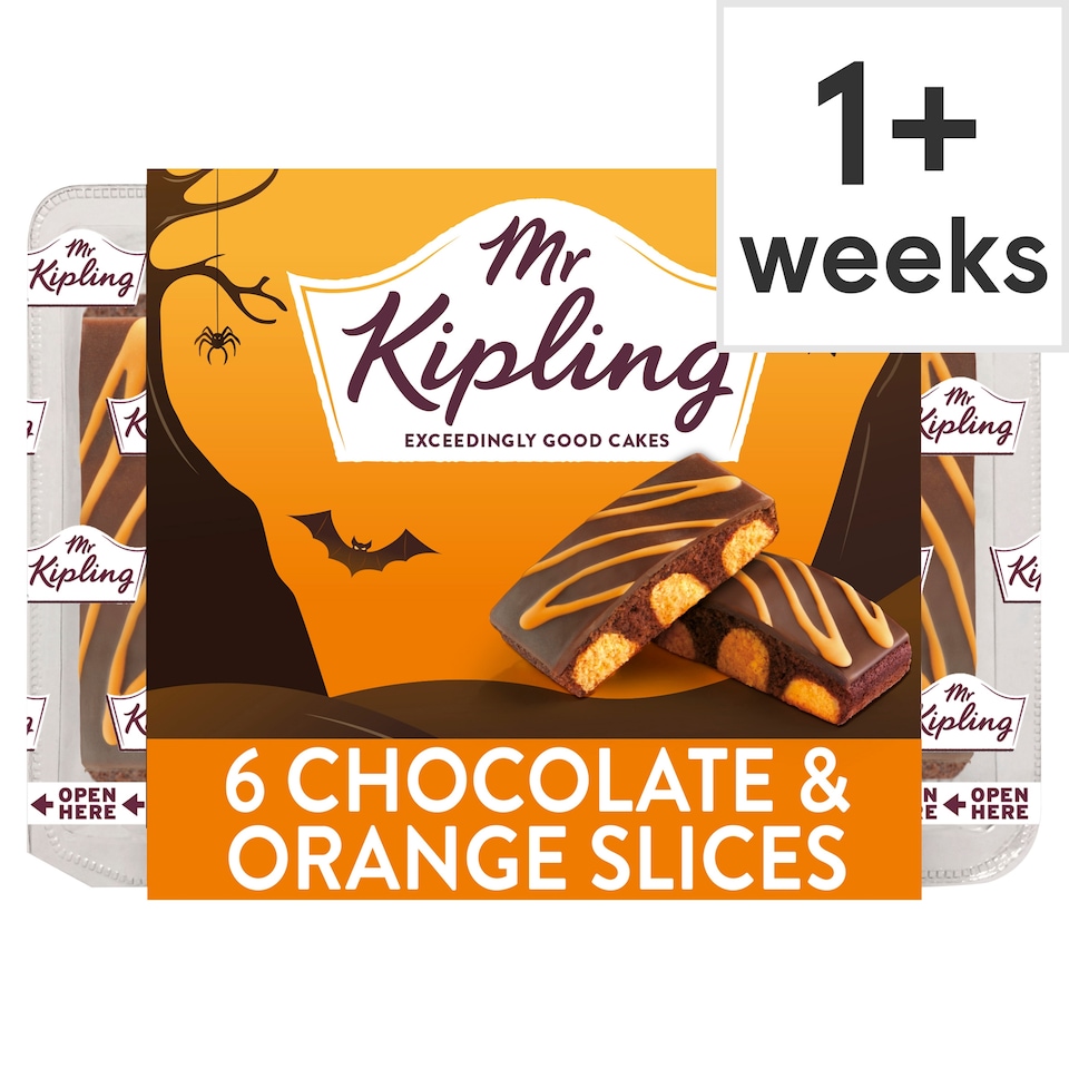 Mr Kipling 6 Chocolate & Orange Slices