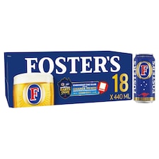 Foster's Lager Beer Can 18x440ml