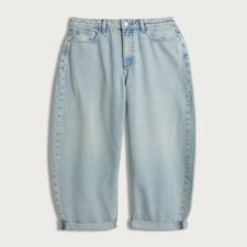 F&F High Rise Relaxed Fit Jeans in Blue