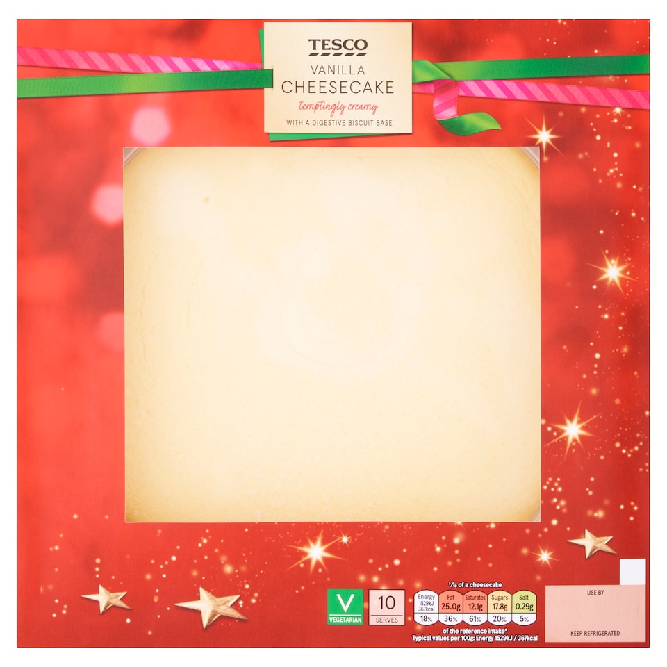 Tesco Vanilla Cheesecake 1Kg