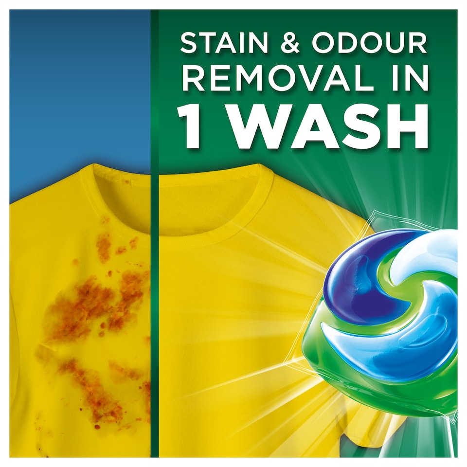 image 1 of Ariel stain and odour removal Colour Washing Pods 50 Washes 840g