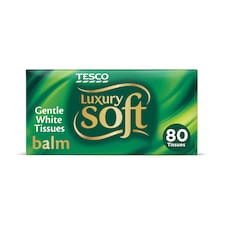 Tesco Luxury Soft Balm Regular Tissues 80S