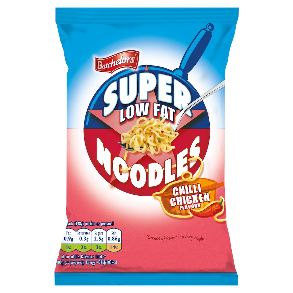 image 1 of Batchelors Low Fat Super Noodles - Chilli Chicken Flavour 81g