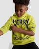 image 2 of The Grinch Merry Grinchmas Cotton Rich Hoodie in Green