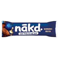 Nakd Blueberry Muffin Raw Fruit & Nut Bar 35g
