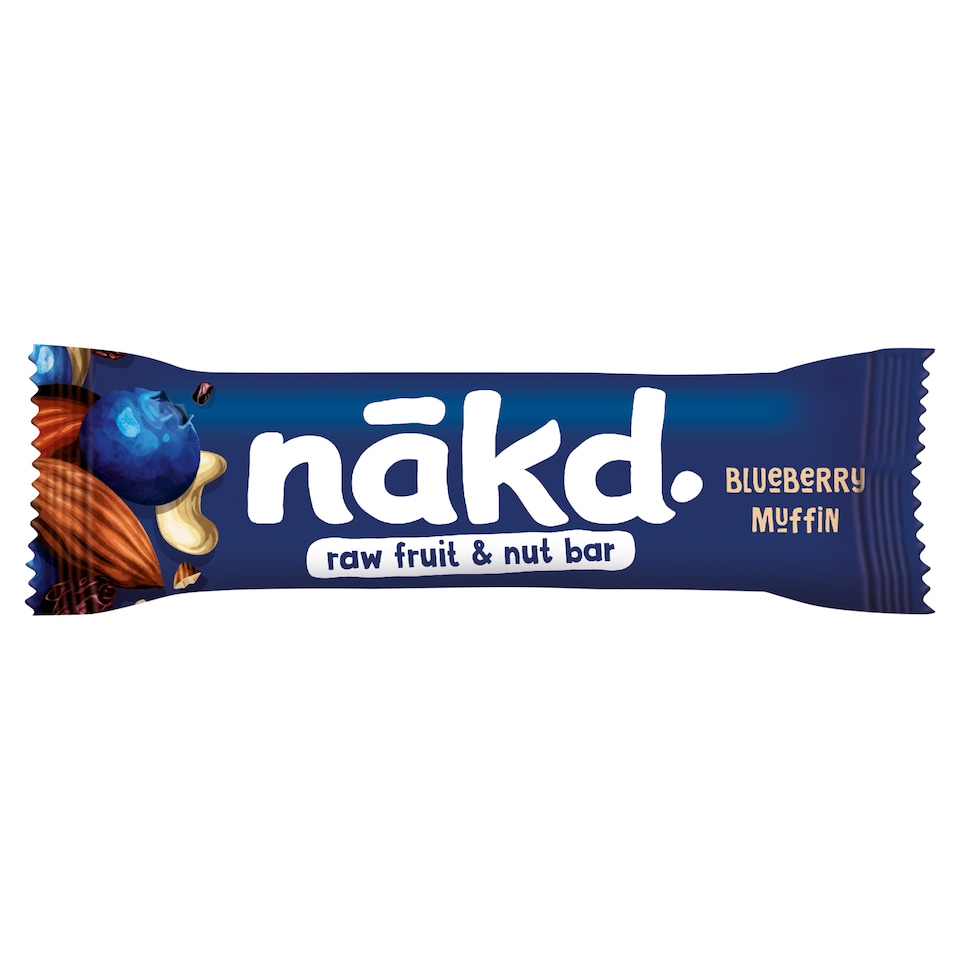 image 1 of Nakd Blueberry Muffin Raw Fruit & Nut Bar 35g