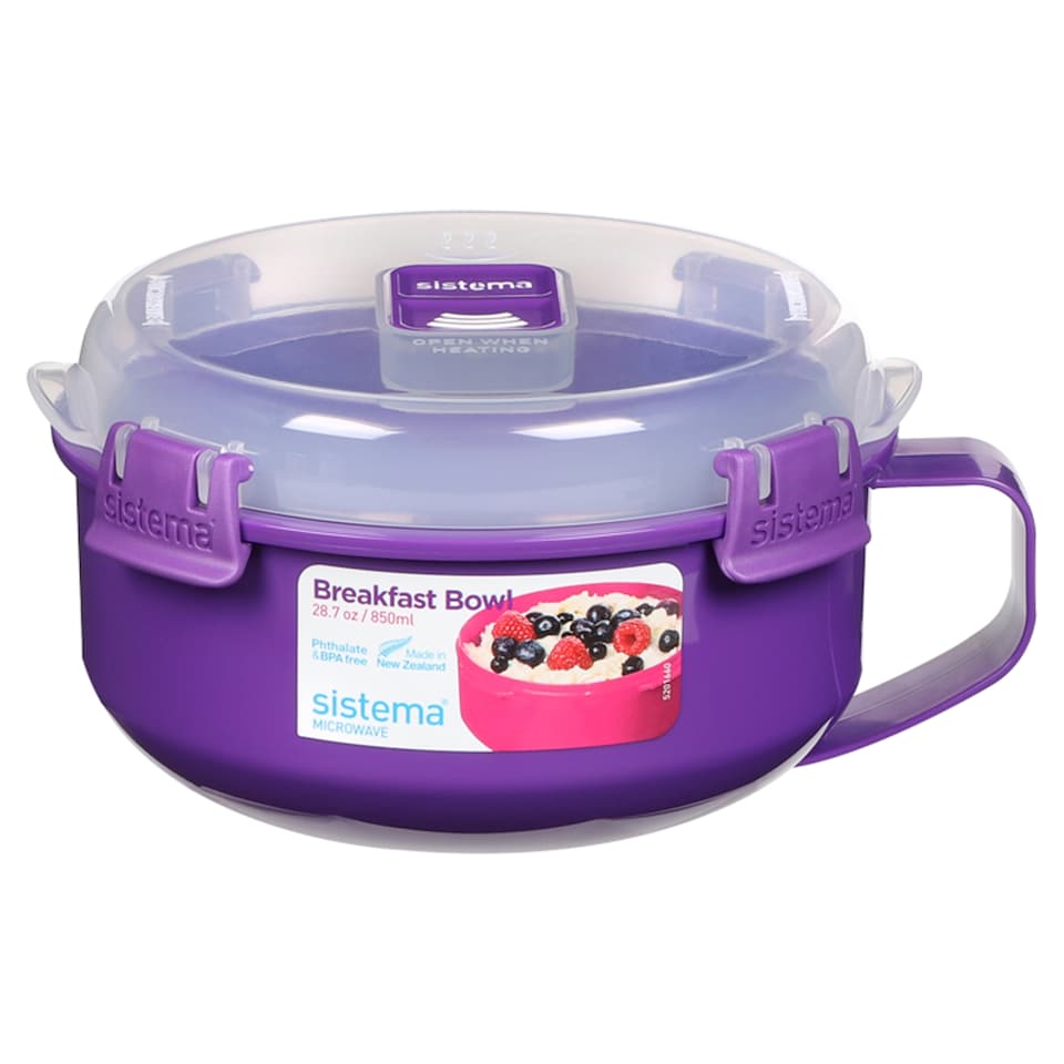 image 1 of Sistema Porridge To Go Microwave Food Storage Bowl