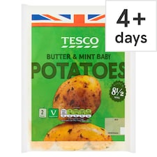 Tesco Butter & Mint Baby Potatoes 400g