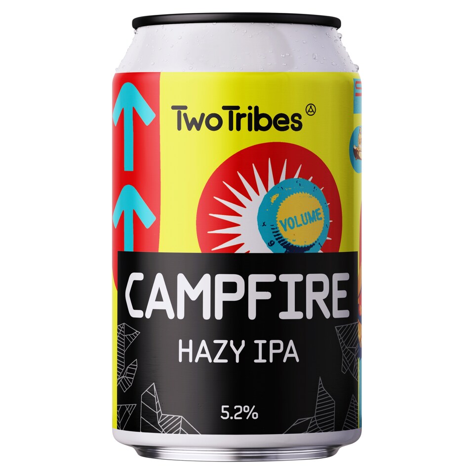 Two Tribes Campfire Hazy IPA 5.2% 330ml