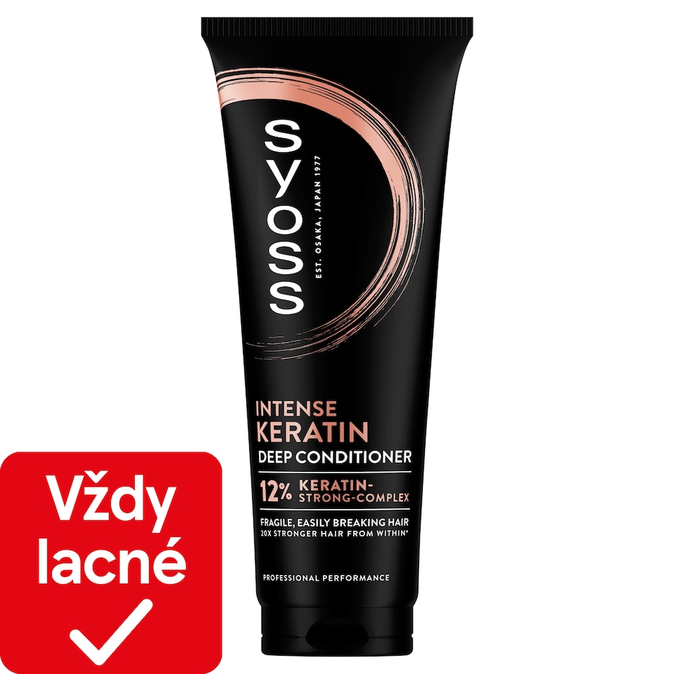 Syoss Intense Keratin hĺbkový kondicionér pre krehké, ľahko sa lámajúce vlasy 250 ml