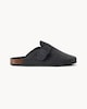 image 1 of F&F Felt Buckle Footbed Slippers in Grey