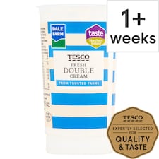 Tesco Fresh Double Cream 250Ml
