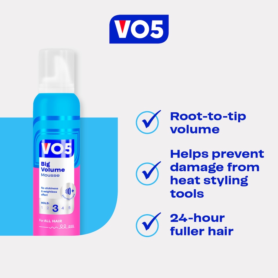image 1 of Vo5 Plump It Up Weightless Mousse 200Ml