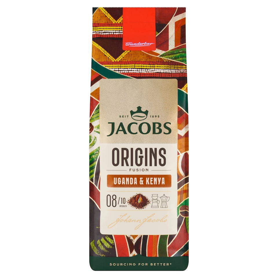 obrázok 1 z Jacobs Origins Fusion Uganda & Kenya káva pražená mletá 200 g