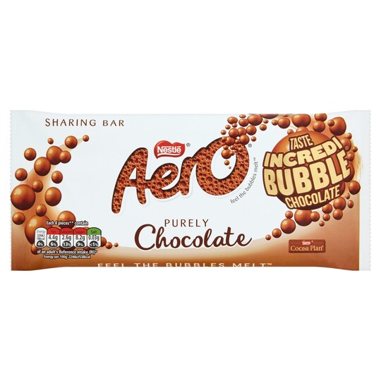 Aero Sharing Bar Original 100G Tesco Groceries