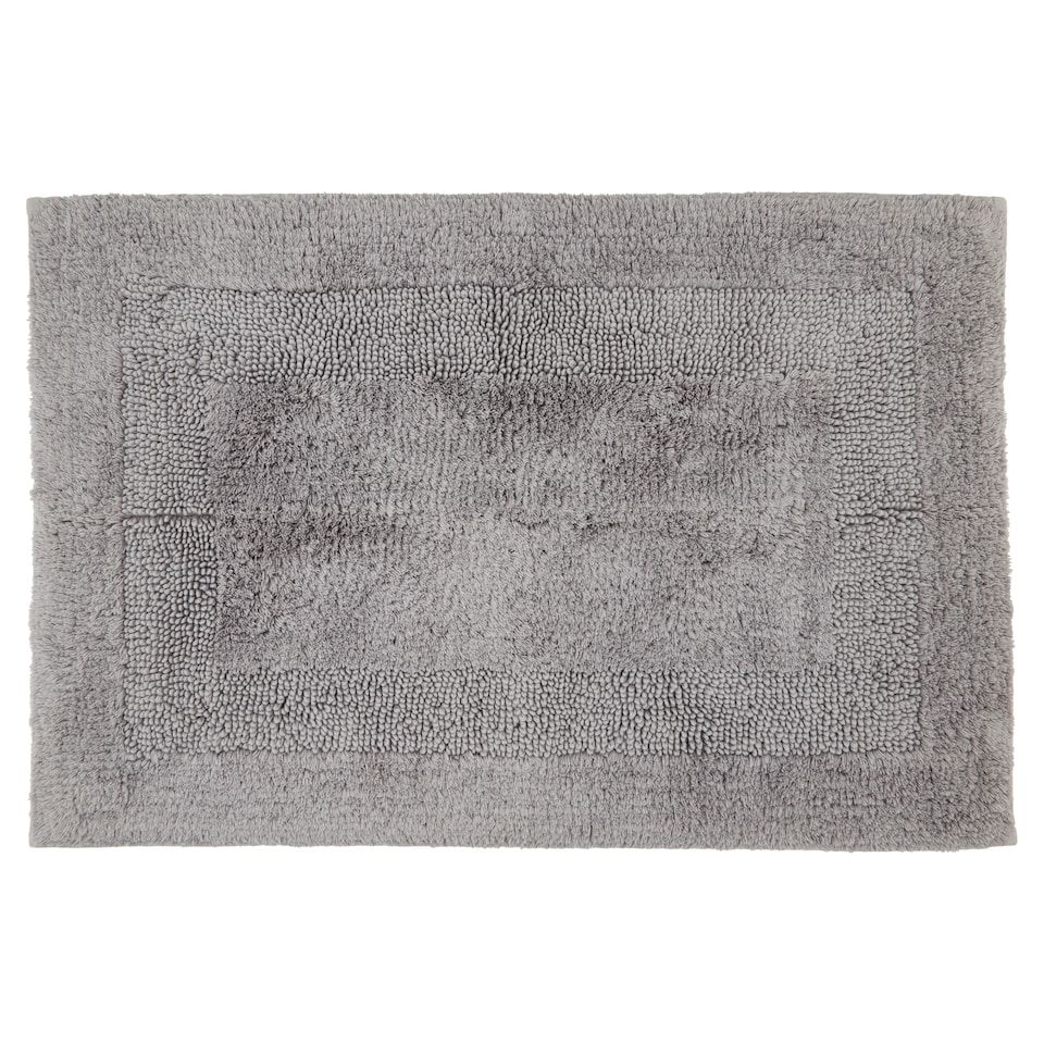 Fox & Ivy Tencel Bath Mat Silver