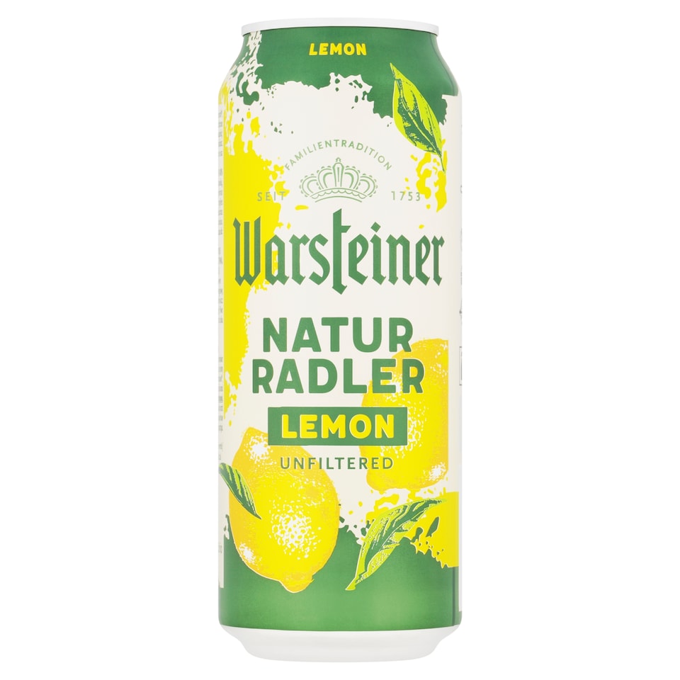 Warsteiner NaturRadler 2% Lemon 500ml