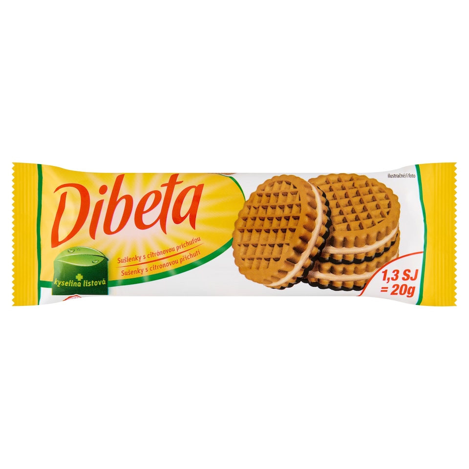 Dibeta Lemon Flavored Biscuits 60g