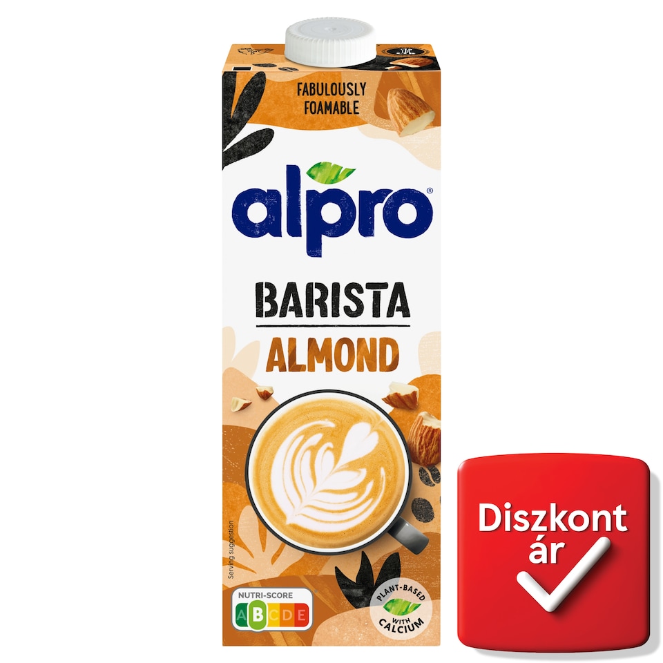 Alpro Barista mandulaital hozzáadott kalciummal 1 l 
