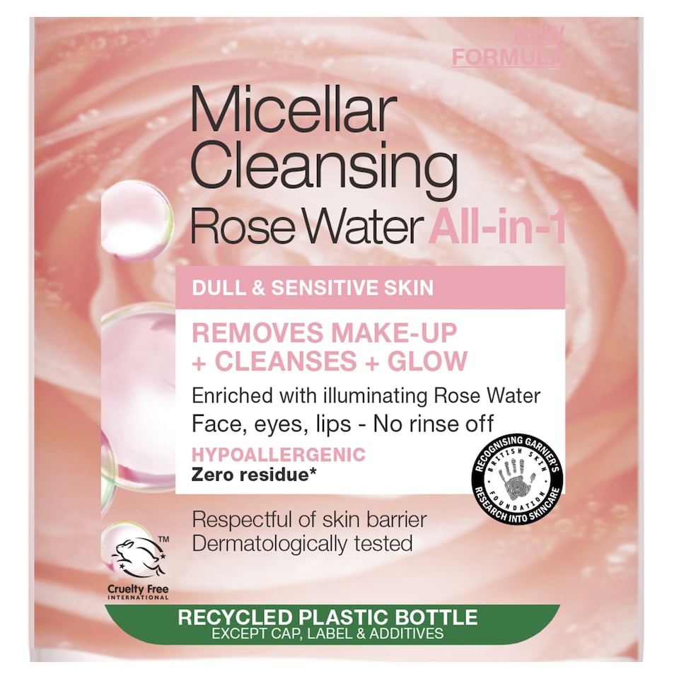 image 1 of Garnier Skin Active Micellar Cleansing Rose Water 700ml