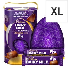 Cadbury Dairy Milk Chocolate Easter Egg with Caramel Bar, 245g