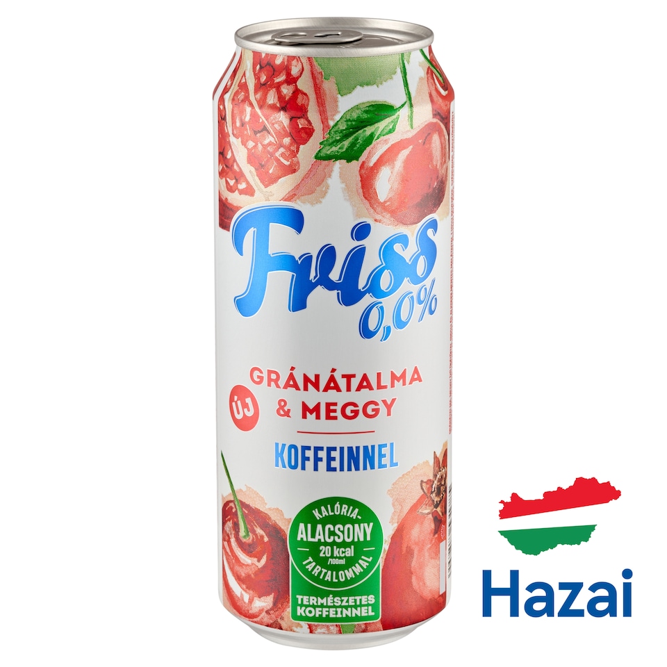 image 1 of Friss 0,0% Pomegranate-Cherry Flavored Soft Drink and Non-Alcoholic Malt Beverage Mix 0,5 l