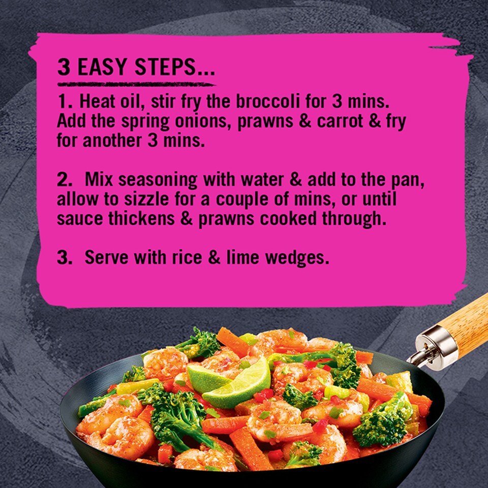 image 1 of Schwartz Wok It Garlic & Chilli Prawn Seasoning 35G