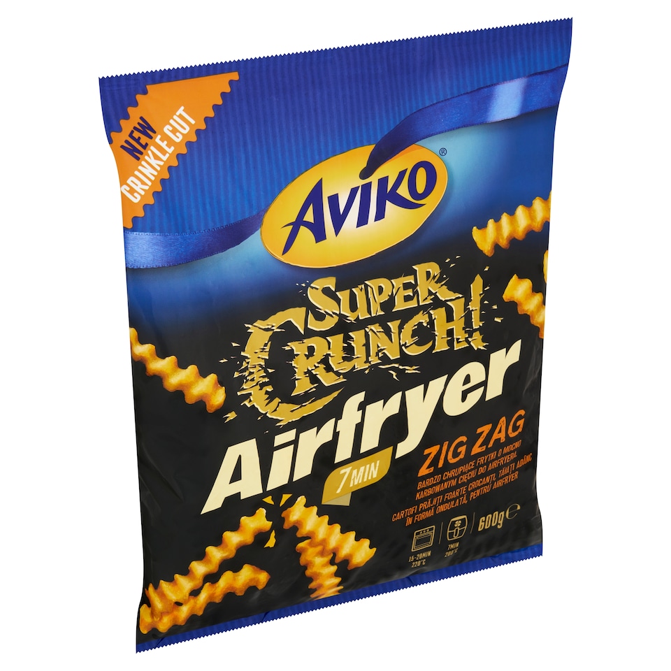 Obrázek 1 pro produkt Aviko Zig Zag super křupavé potahované bramborové hranolky vlnky 600g