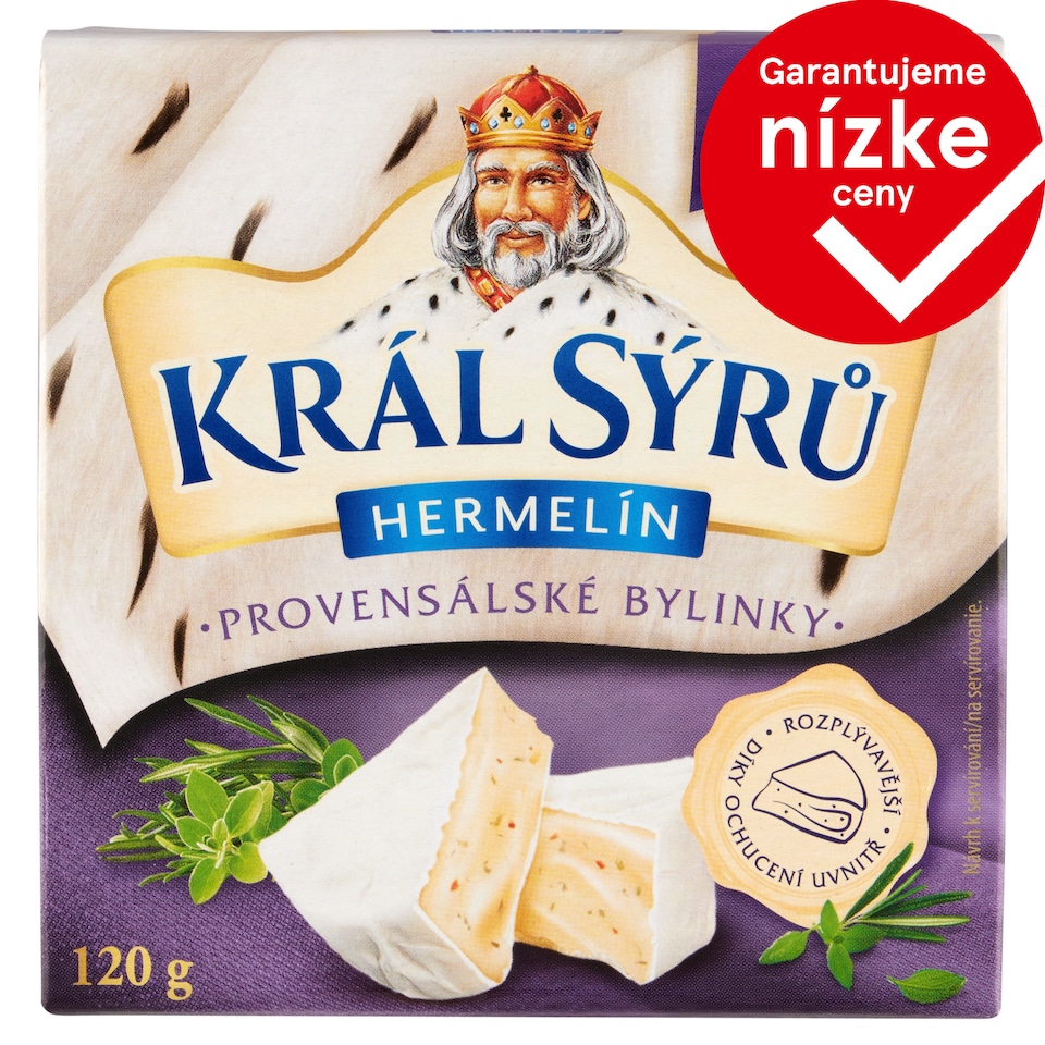 image 1 of Král Sýrů Camembert Provencal Spices 120 g